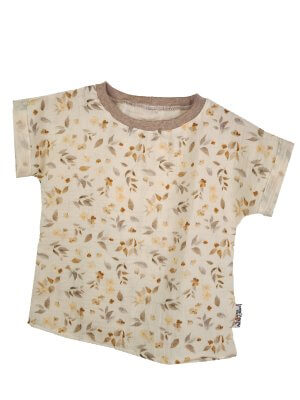 Shirty Musselin Blätter und Blumen