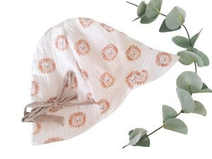 Sommerhut Musselin Löwe S