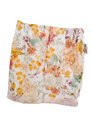 Kurze Shorts Musselin Blütenzauber
