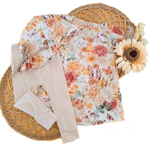 Musselin Blütenzauber Outfit
