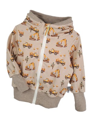 Sweatjacke Baustelle sand