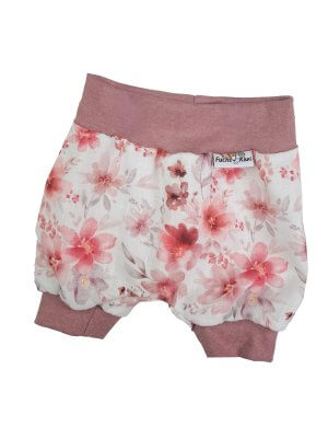 Kurze Hose Musselin Blumenmeer 74/80