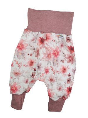 Pumphose Musselin Blumenmeer 68/74