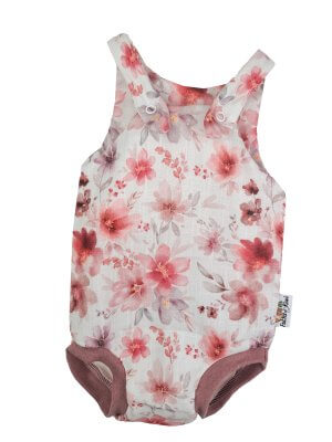 Sommerstrampler Musselin Blumenmeerl 74/80