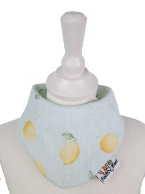 Halstuch Musselin Zitronen