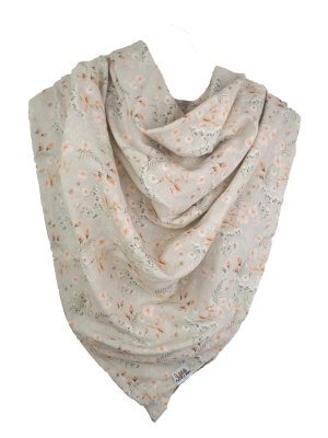 Tuch für Mama Musselin Blümchen sand