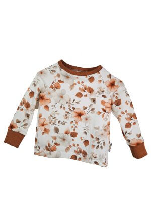 Langarmshirt Herbstblumen