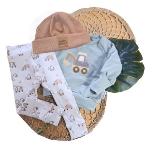 Bagger blau-Patch mint