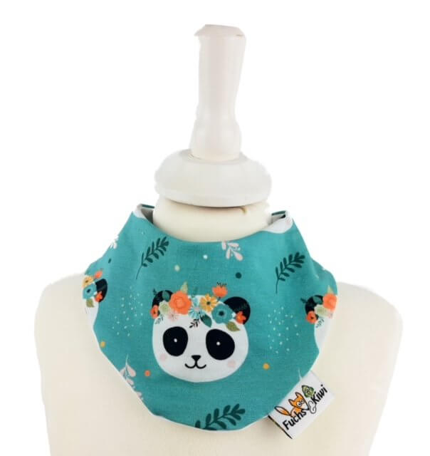 Halstuch Panda petrol