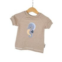 T-Shirt Seepferdchen-Patch sand