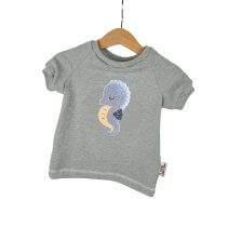 T-Shirt Seepferdchen-Patch mint