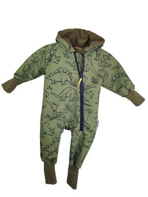 Softshelloverall Dinos khaki