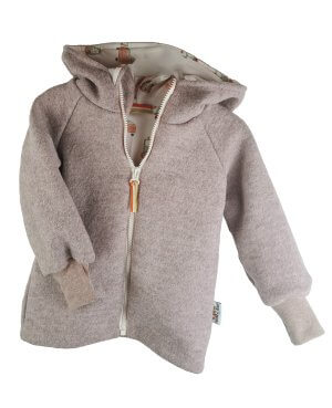 Walkjacke sand meliert mit Coole Baustellenfahrzeuge