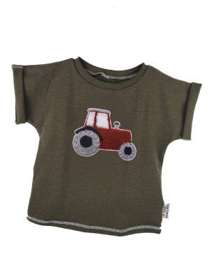 Shirty Traktor rot-Patch khaki
