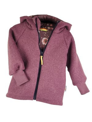 Walkjacke flieder mit Blumentraum flieder