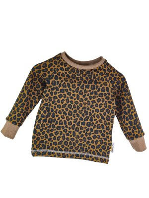 Langarmshirt Leo braun