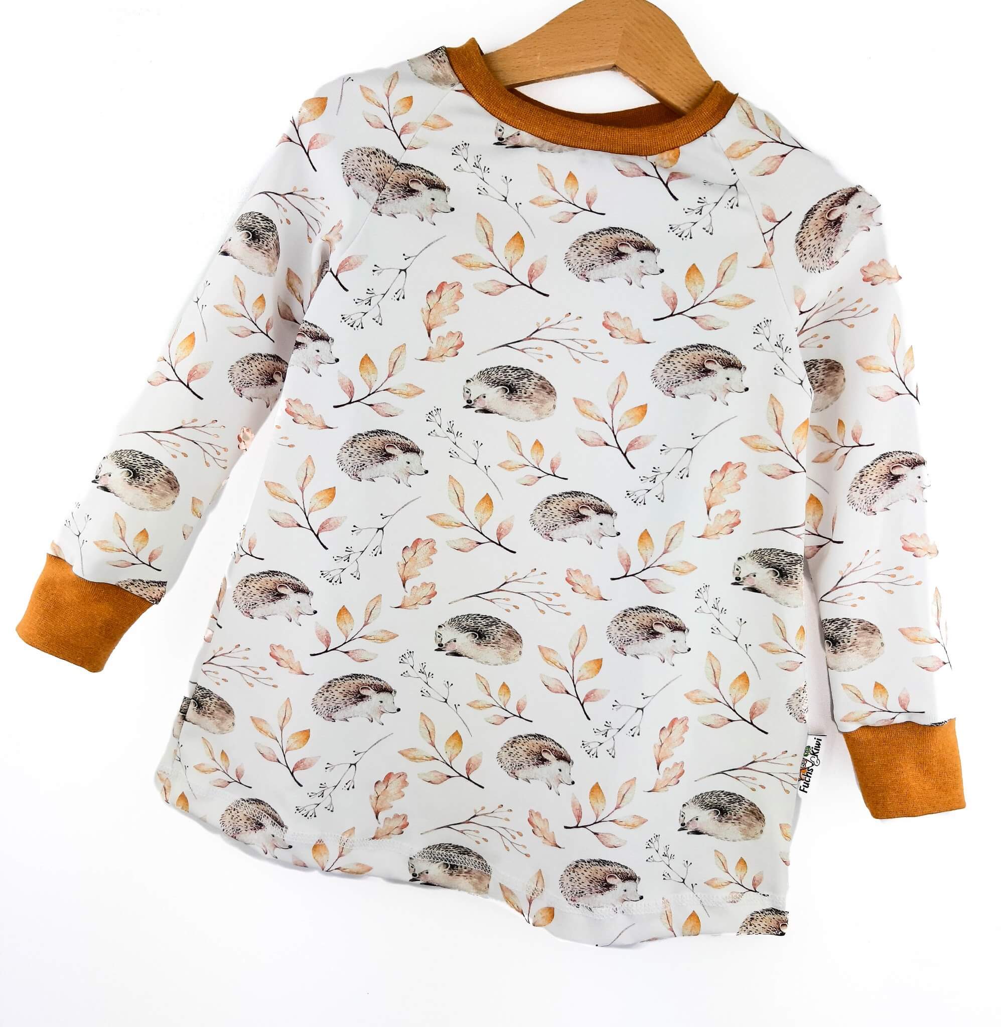 Langarmkleid Herbstigel rost