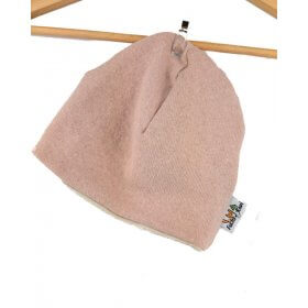 Beanie Feinstrick rosa