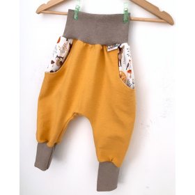 Individuell Sweat Pumphose senfgelb