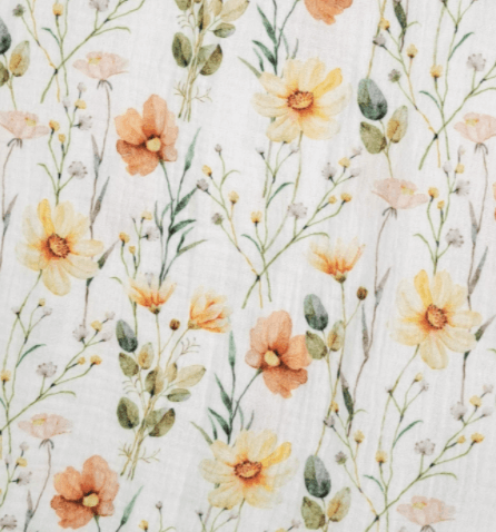 Musselin Sommerblumenwiese 