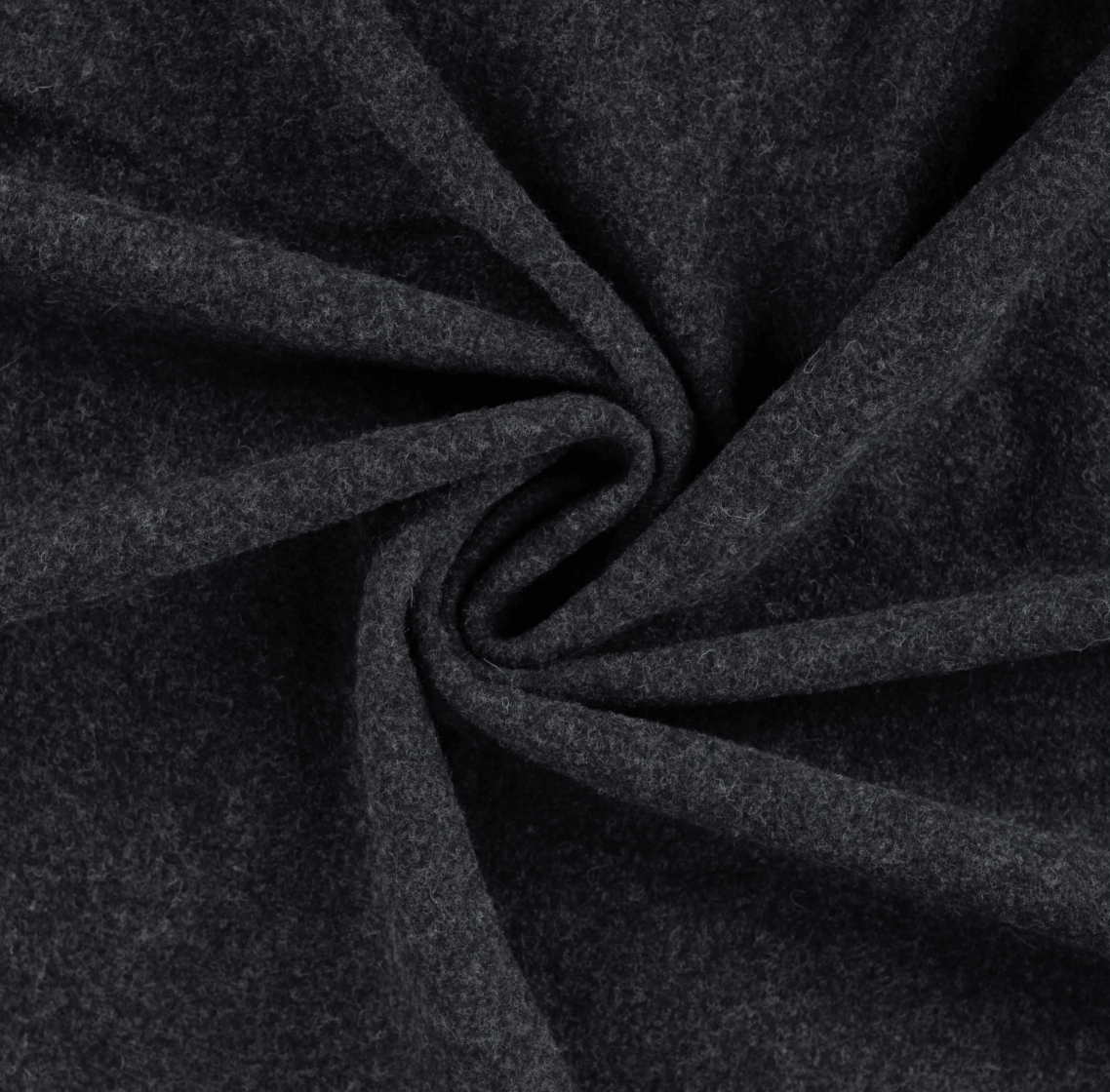 Merino Wollfleece grau meliert