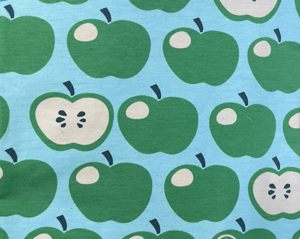 Jersey Äpfel blau