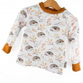 Langarmshirt Herbstigel rost