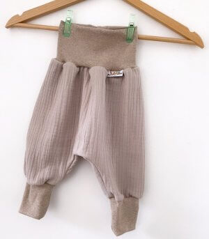 Pumphose Musselin beige 50-62