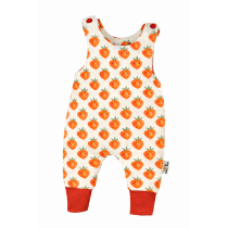 Strampler Feinripp Erdbeere