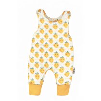 Strampler Feinripp Zitrone