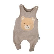 Strampler Teddy-Patch sand