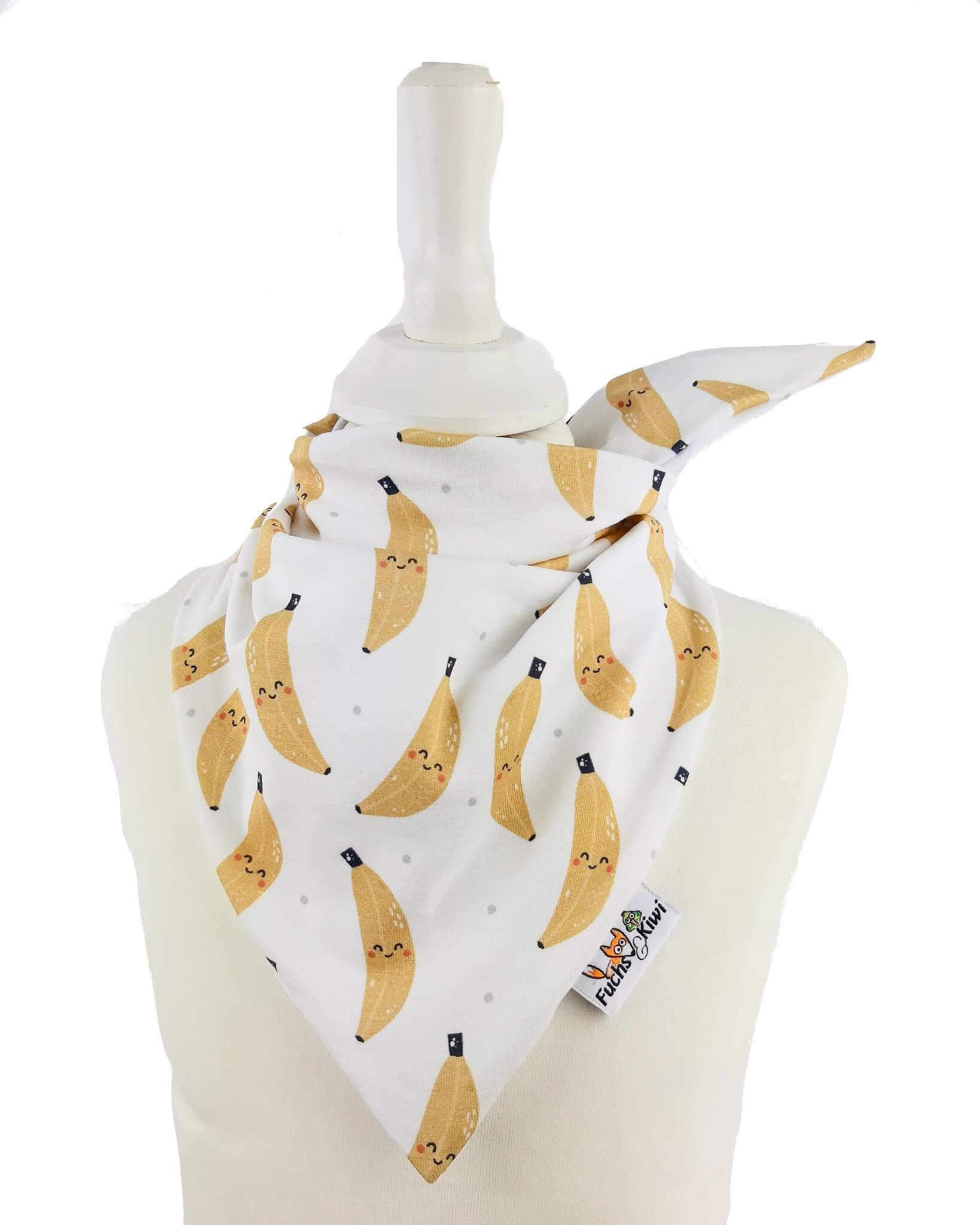 Halstuch zum Binden Bananen