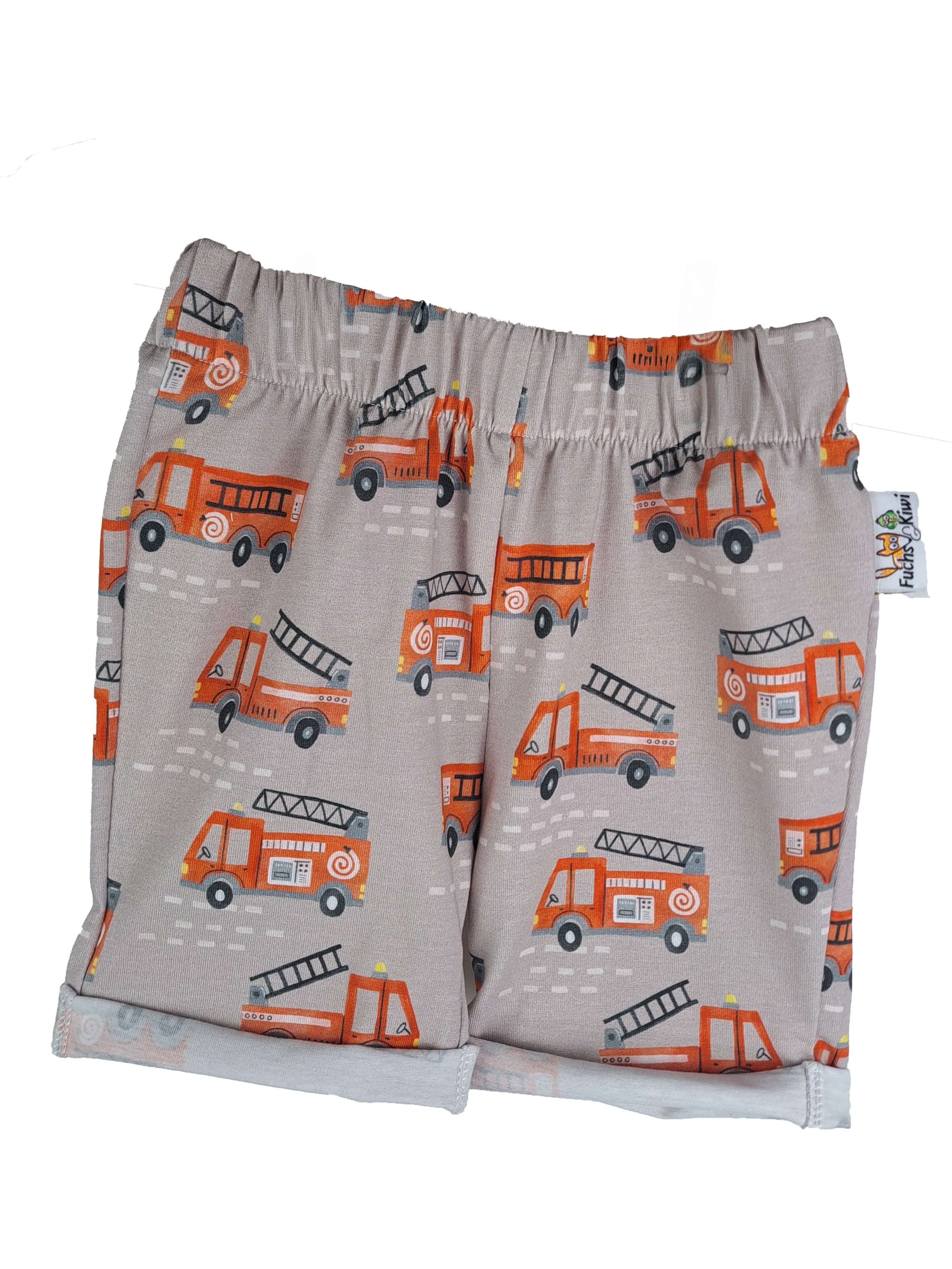 Kurze Shorts Feuerwehralarm