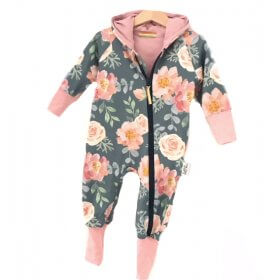 Sweatoverall Rosenzauber petrol