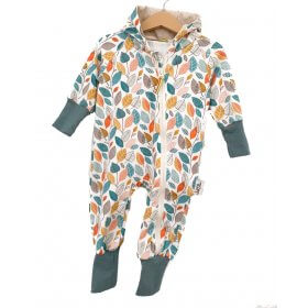 Sweatoverall Blätter bunt