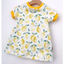 Kurzarmkleid Zitronen