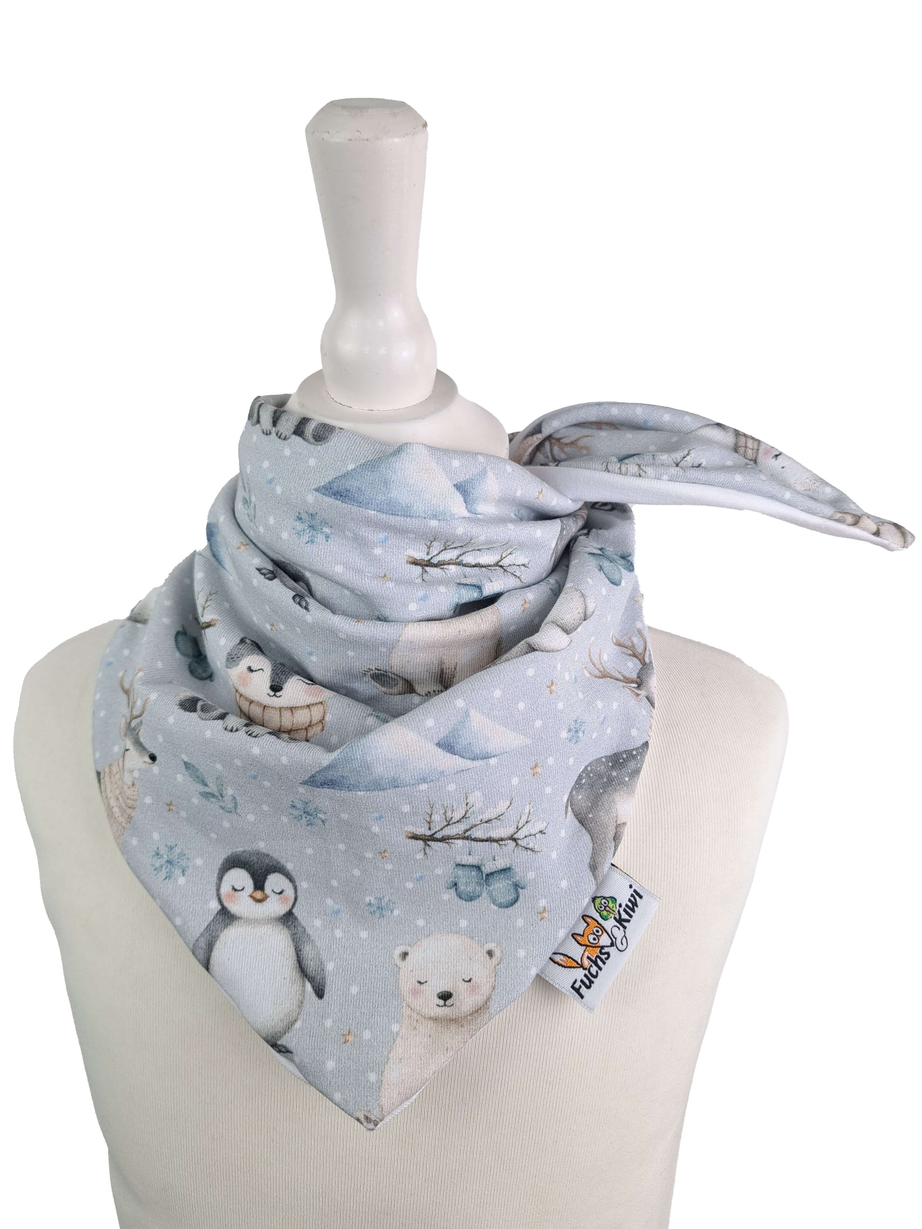 Halstuch zum Binden Schneezauber