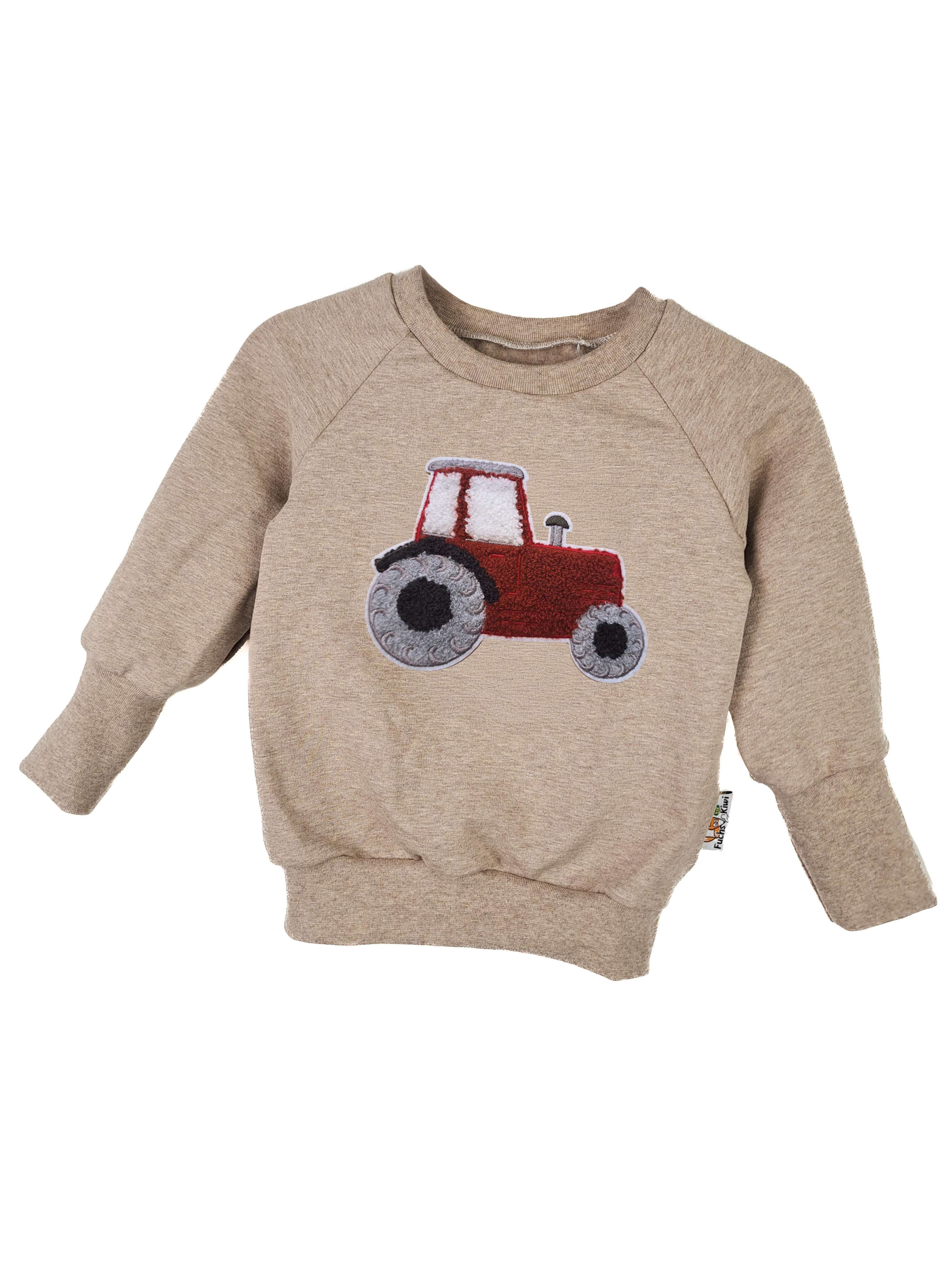 Pullover Traktor rot-Patch