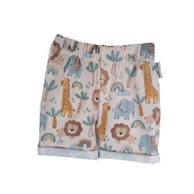 Kurze Shorts Safaritiere