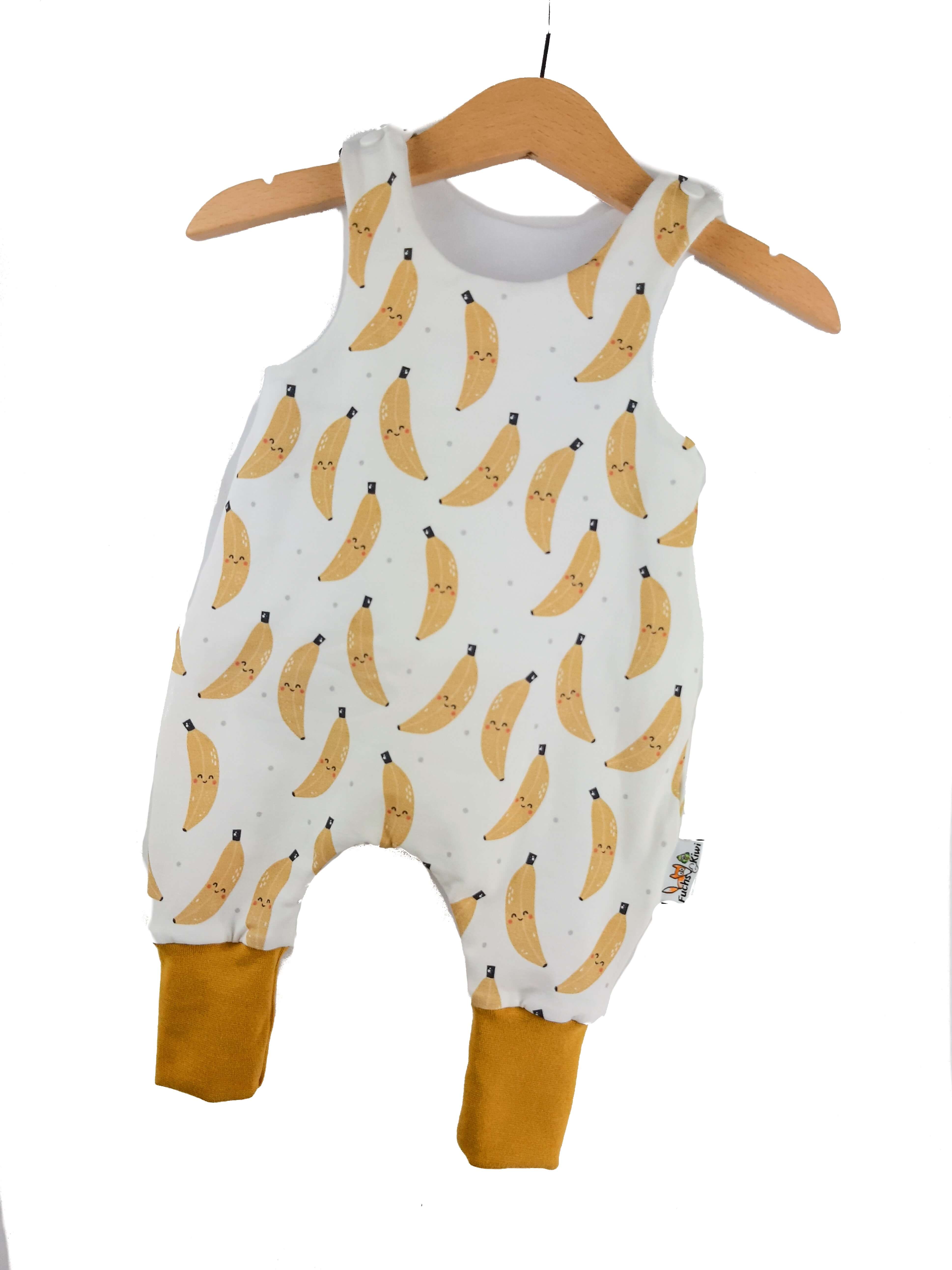 Strampler Bananen 74