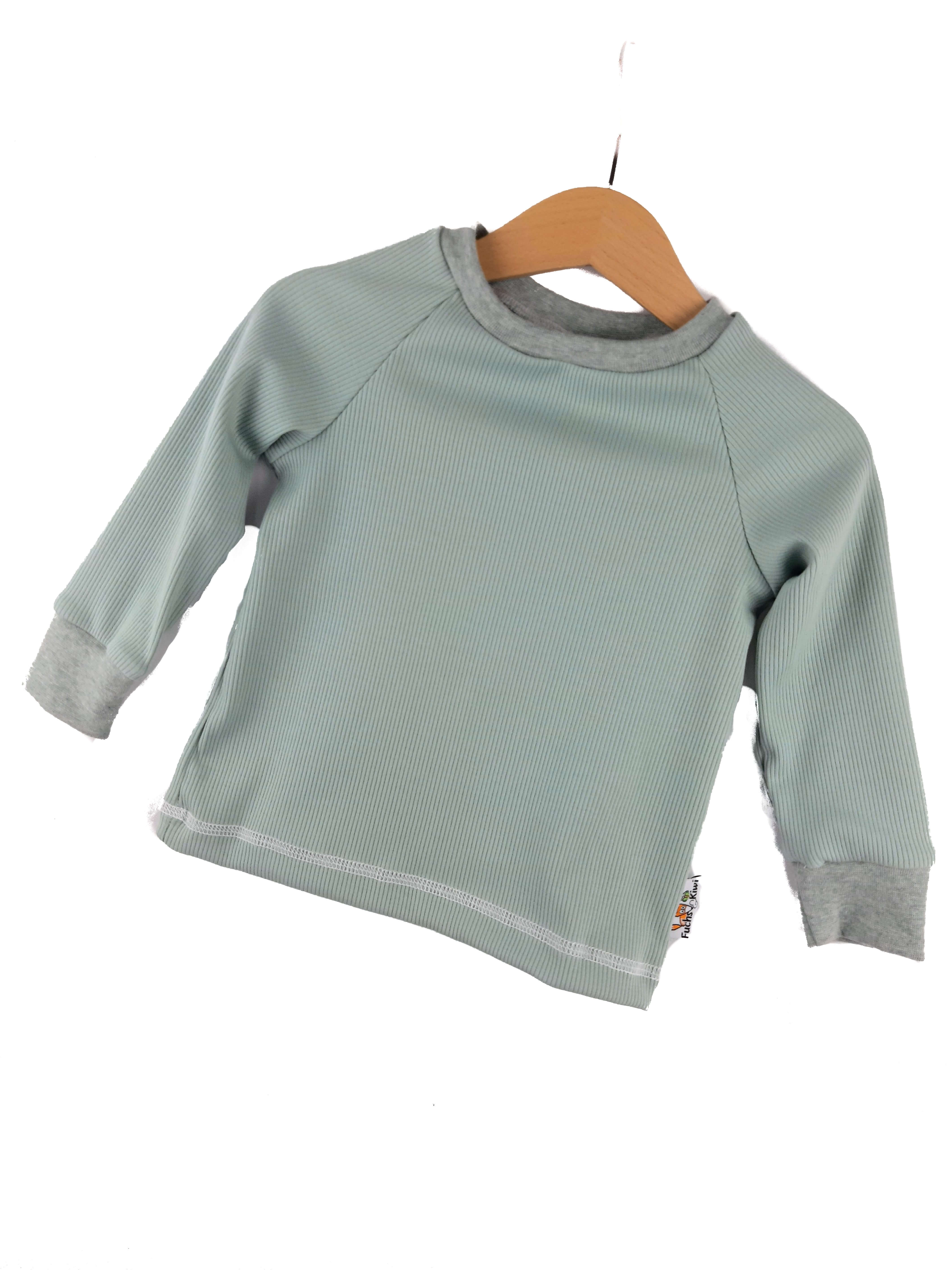 Langarmshirt Feinripp mint