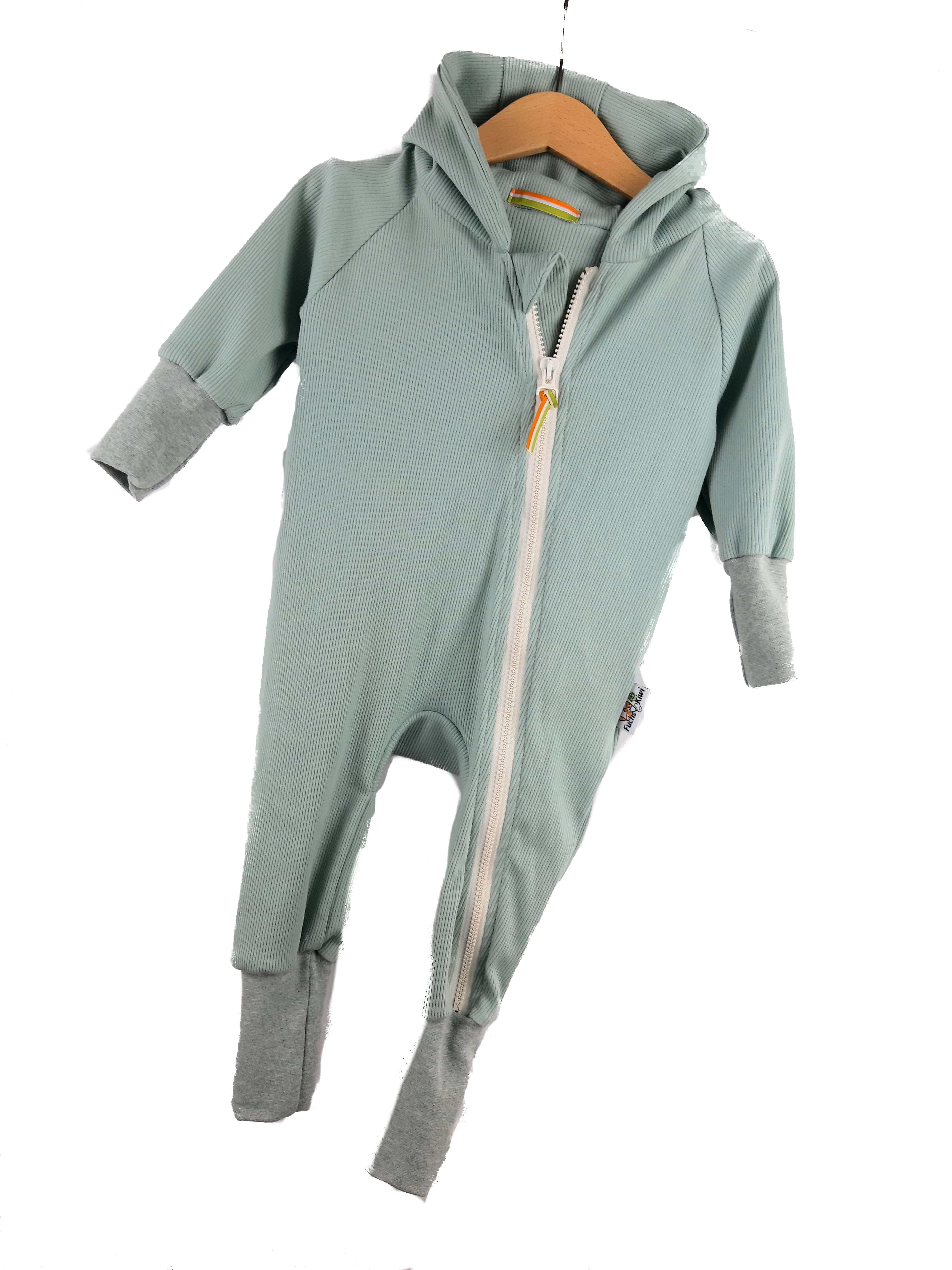 Sweatoverall Feinripp mint