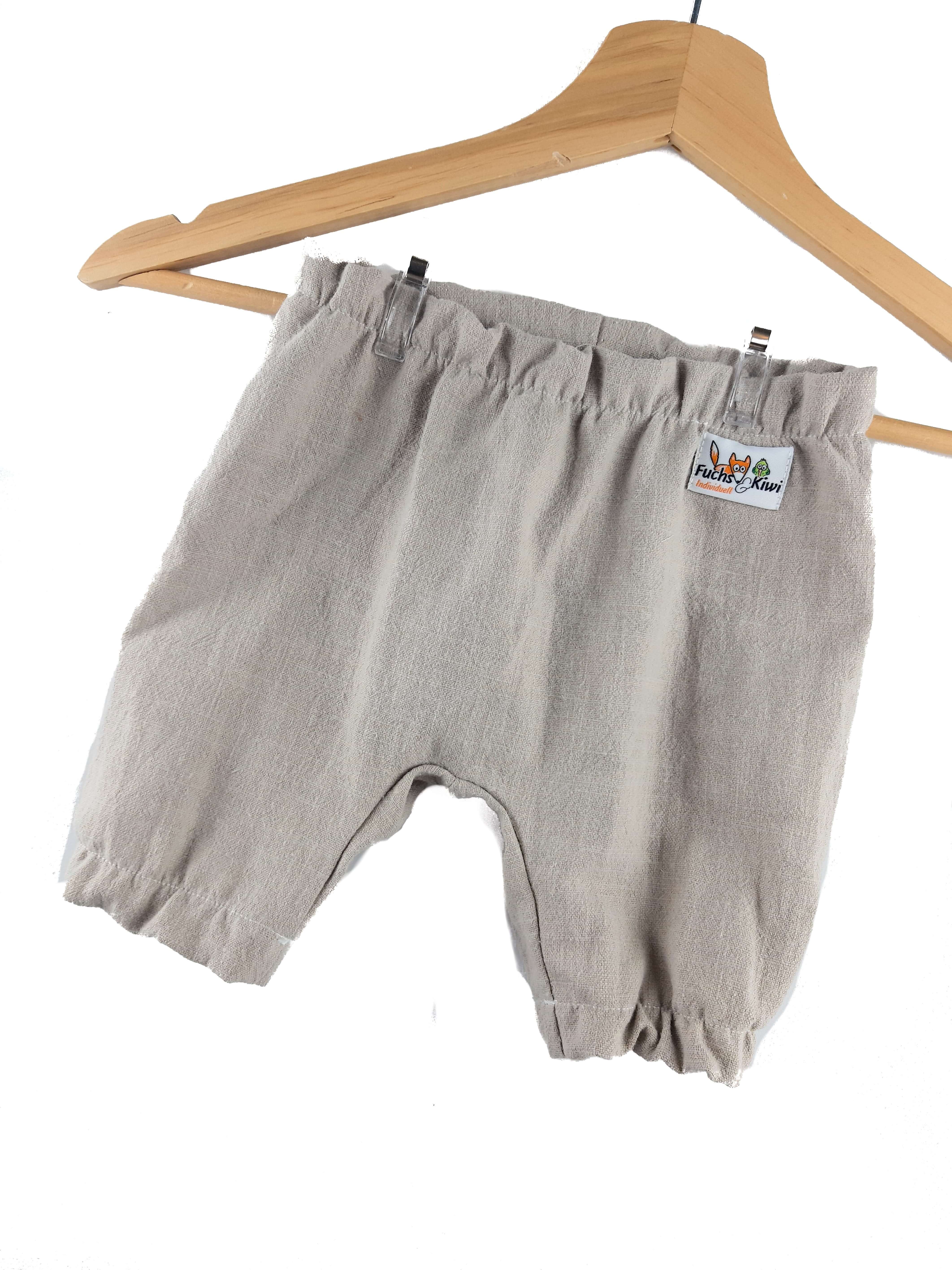 Individuell kurze Hose Leinen sand