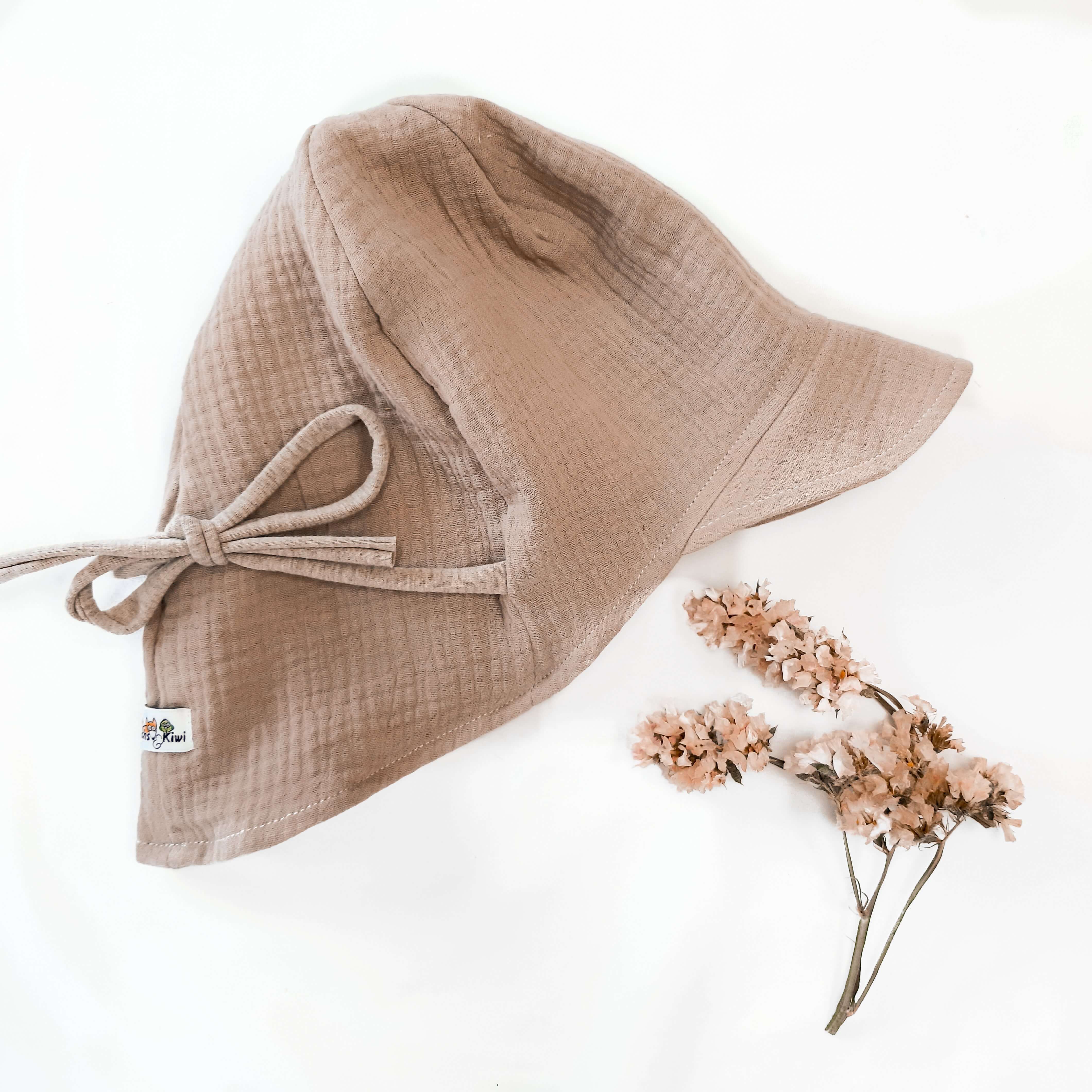 Sommerhut Musselin beige XS