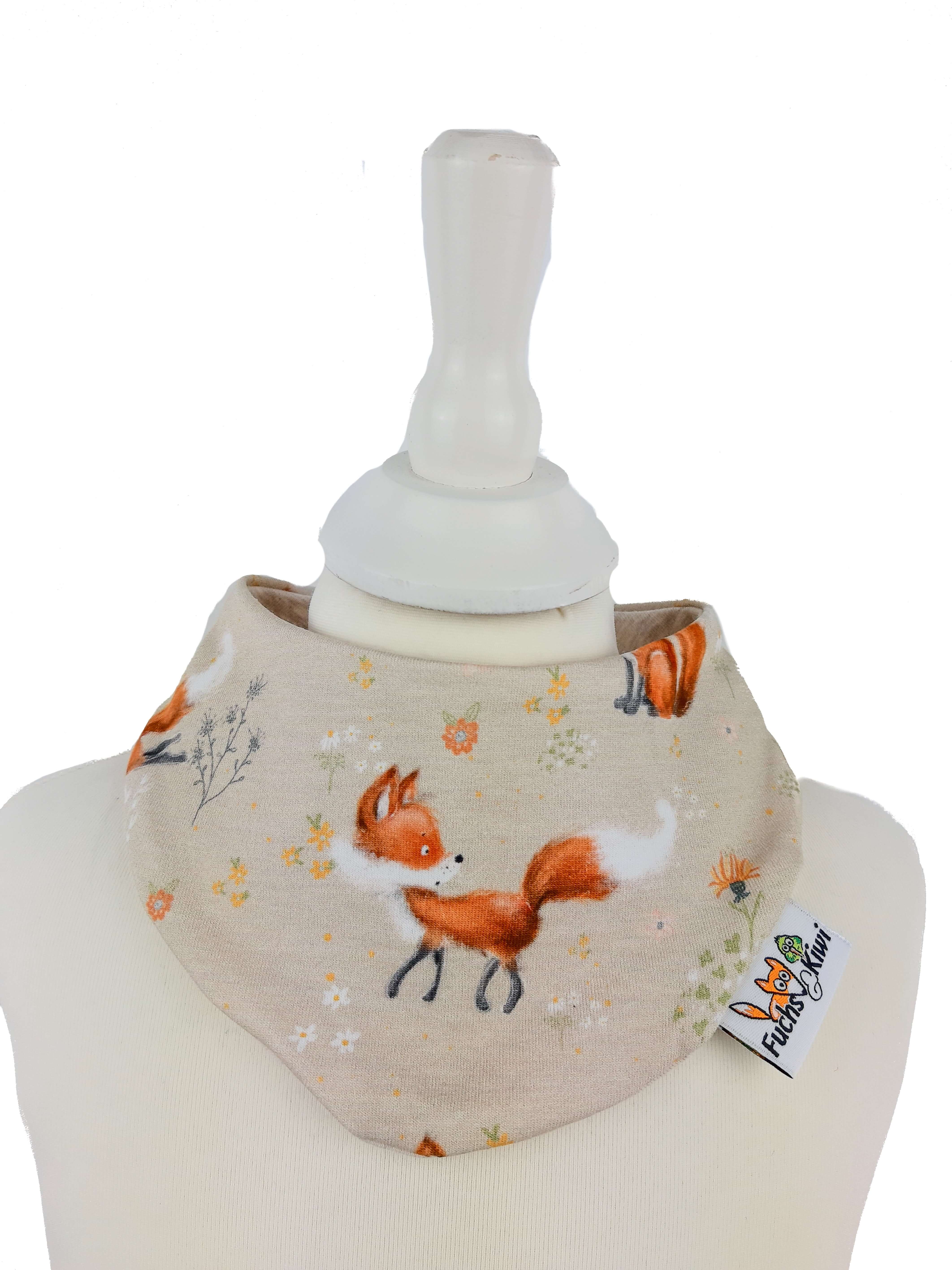 Halstuch Fuchsi creme