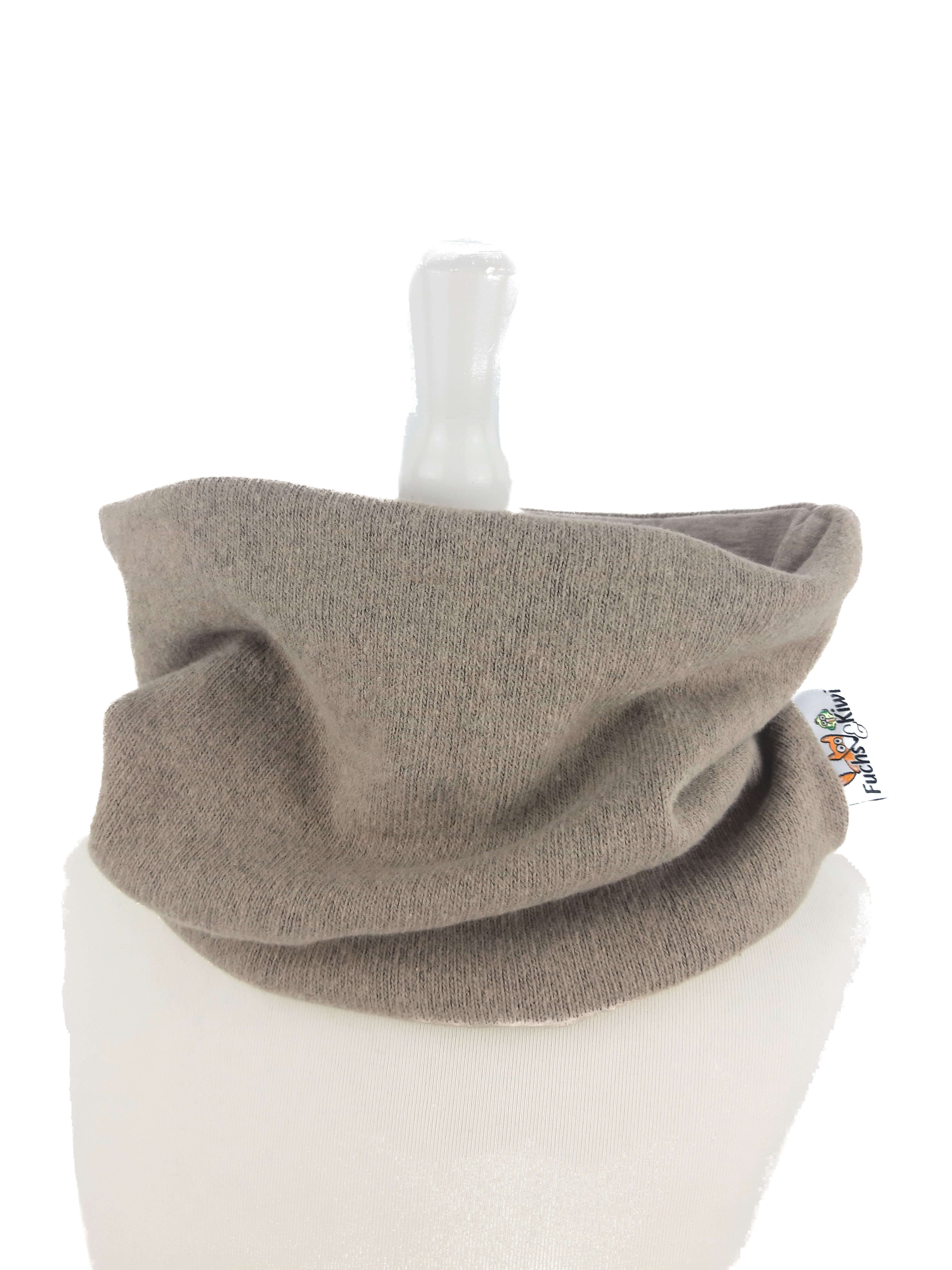 Loop Feinstrick beige mit Fleece