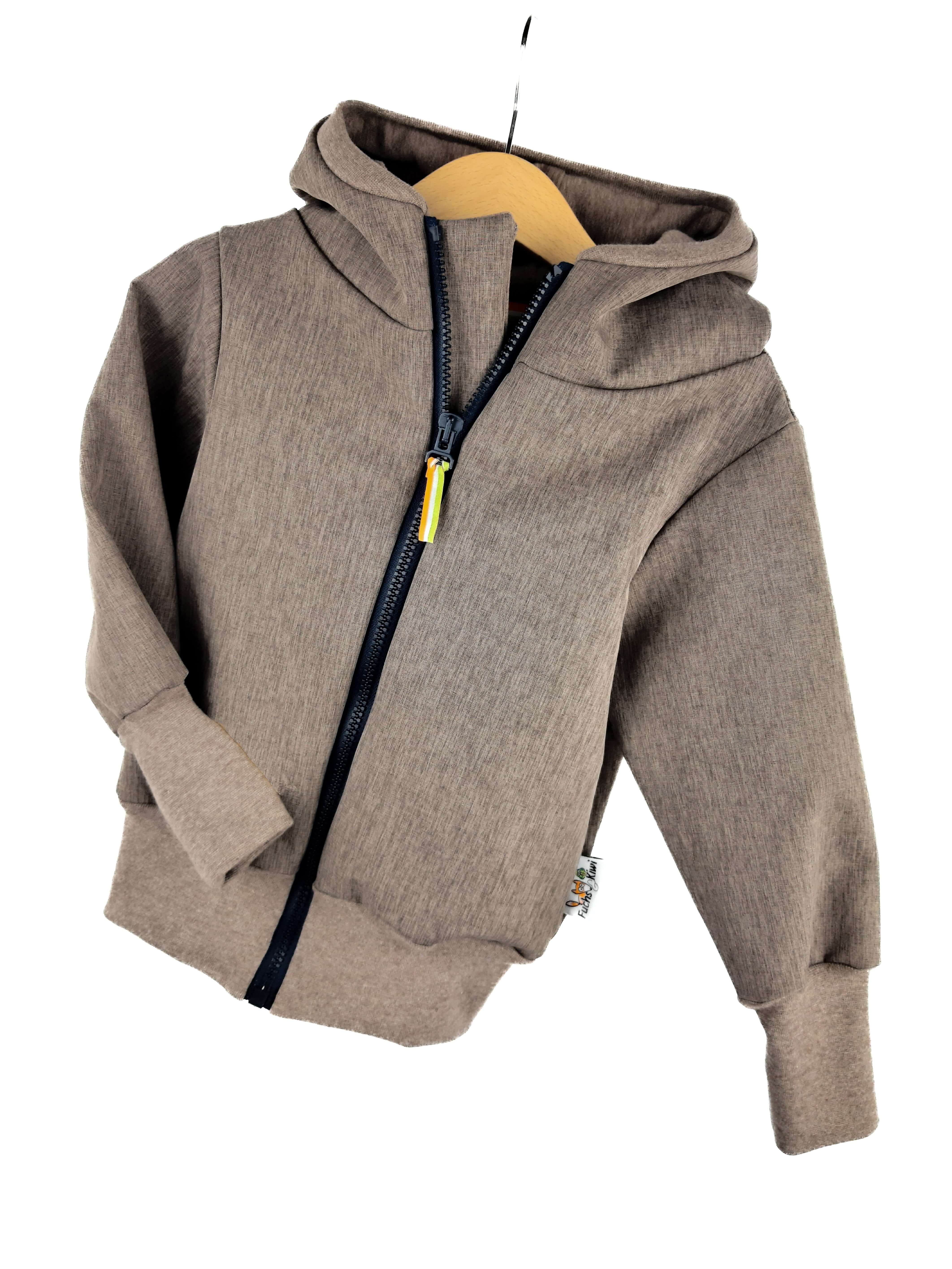 Softshelljacke  Softshell braun meliert 98/104