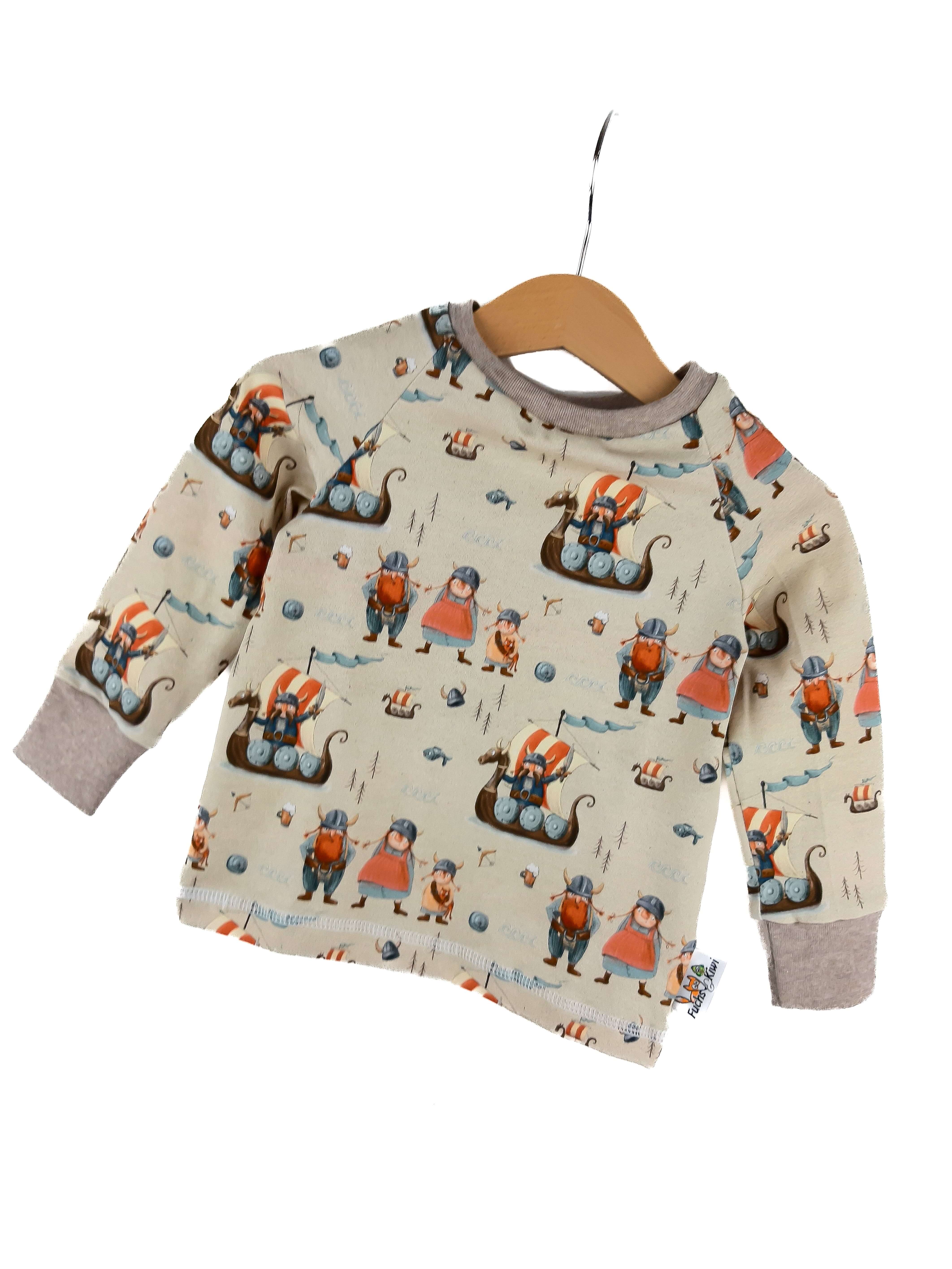 Langarmshirt Wikinger sand