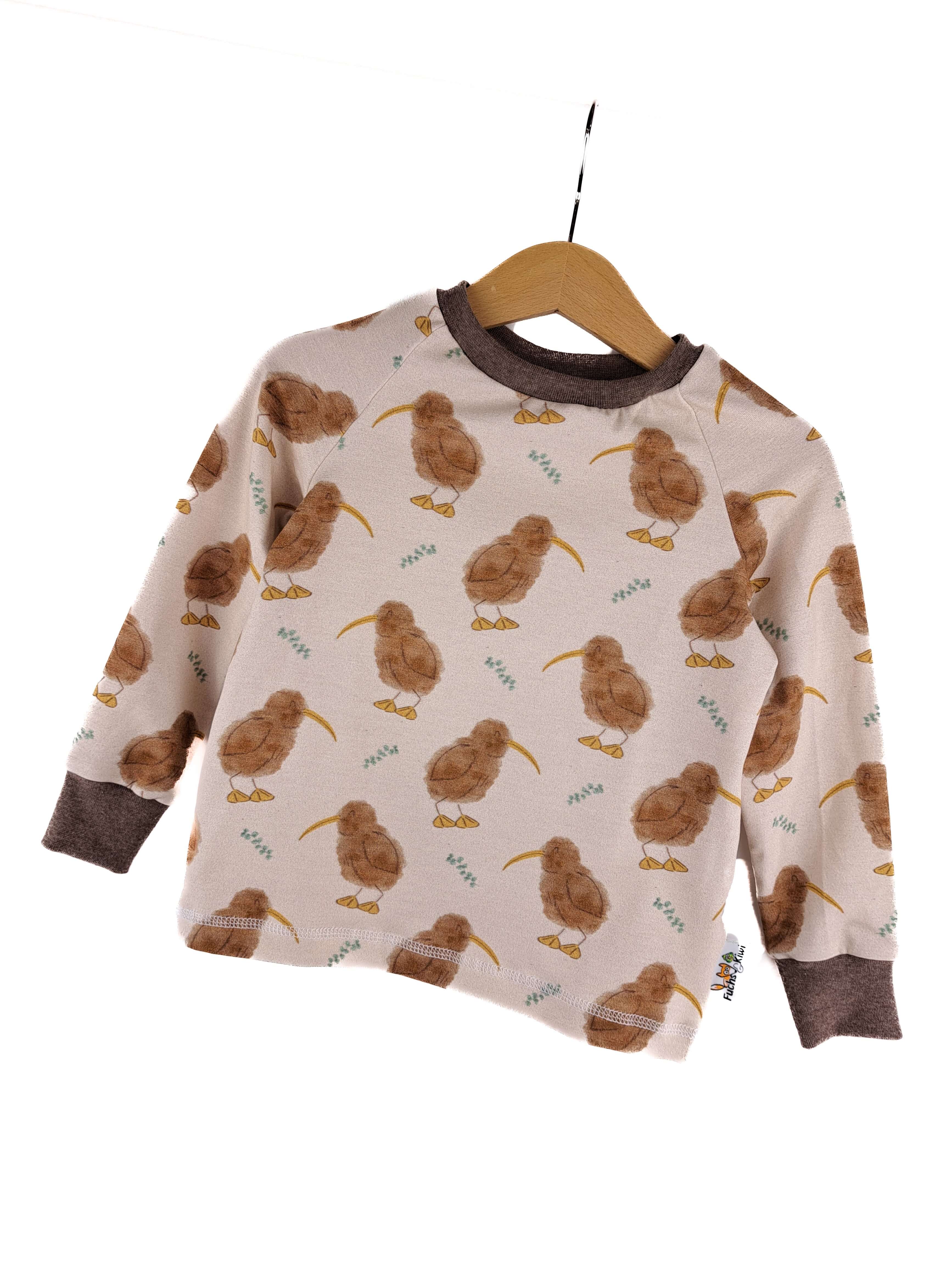 Langarmshirt Kiwi sand