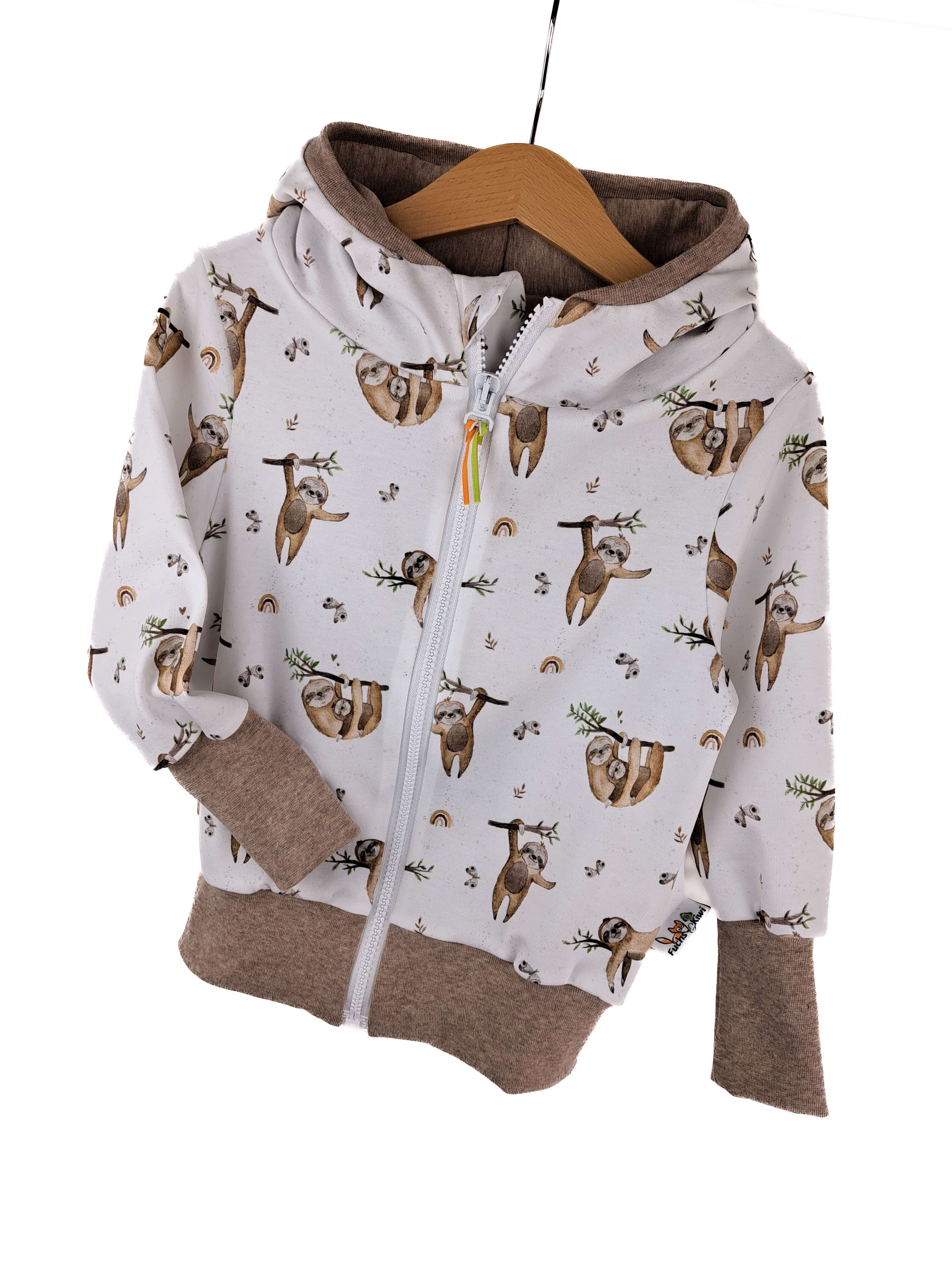 Sweatjacke Faultierliebe